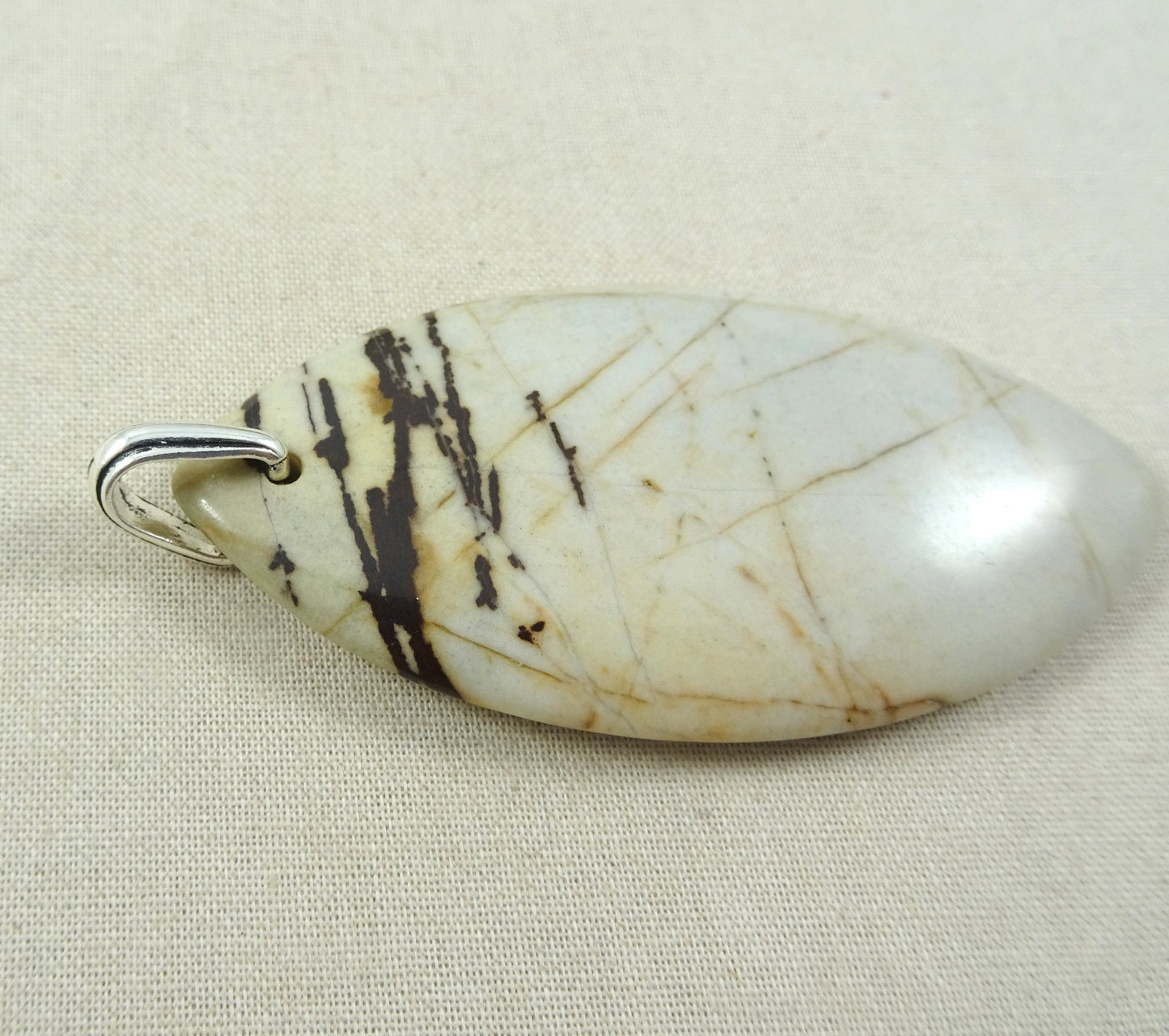 TierraCast Nouveau Pinch Bail, Antiqued Silver Medium Size Bail (PF/876-77) * Qty. 4