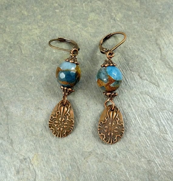 NEW TierraCast Tiffany Bead Caps, 6mm Antiqued Copper Plated Bead Caps (PF779-87) * Qty. 20