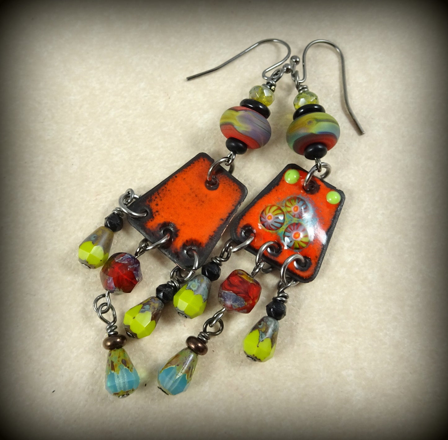 Czech Glass Beads - 8mm Turquoise Beveled Tear Drops, Faceted Turquoise Teardrop with Light Picasso (DRO/RJ-2461) * Qty. 15