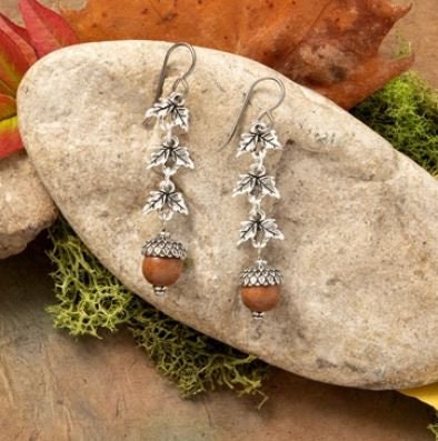 TierraCast 8mm Antiqued Copper Acorn Bead Caps, Woodland Collection (PF/930-87) * Qty. 6