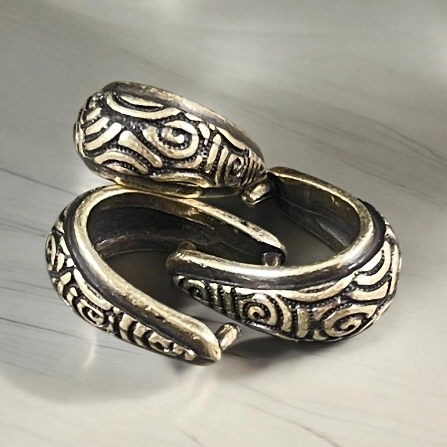 TierraCast Spiral Pinch Bail, 12x14mm Antiqued Brass Bail (PF/878-57) * Qty. 2