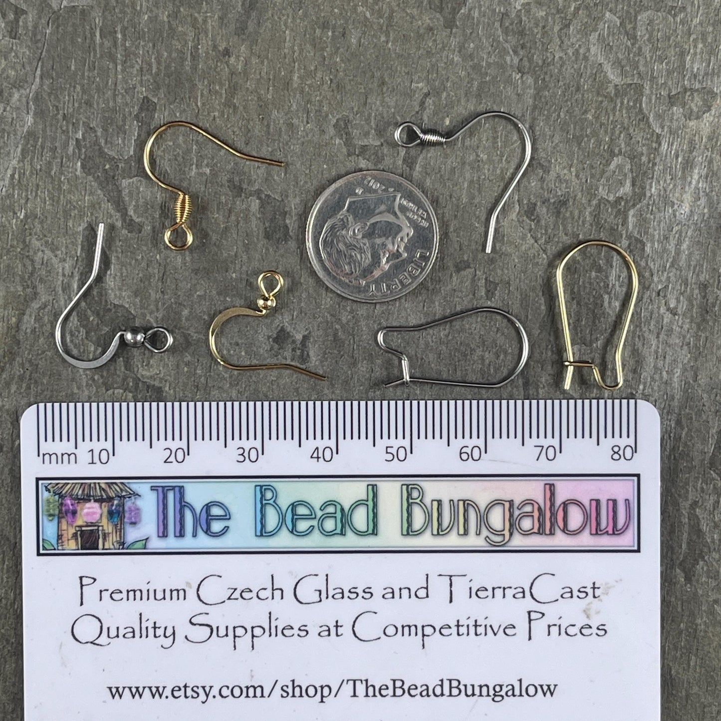 Hypoallergenic Stainless Steel Ear Wire Assortment, Kidney and Hooks with Coil or Ball (STAS-ASST) * Qty. 72