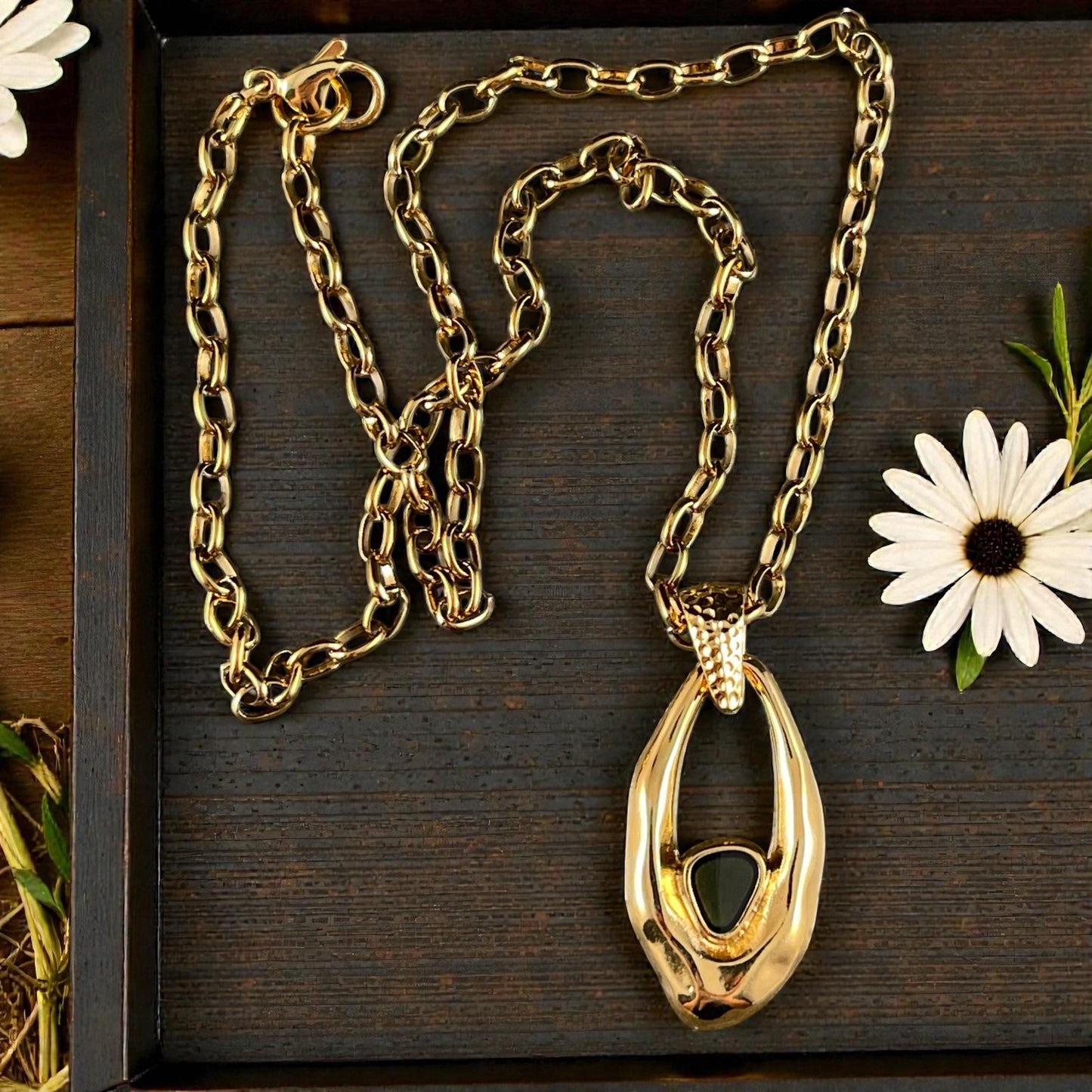 Chain by the Foot - Oval Cable Chain, 3.8x5.5mm - 18k Gold Plated 316 Stainless Steel (XM-07-18) * 18" length