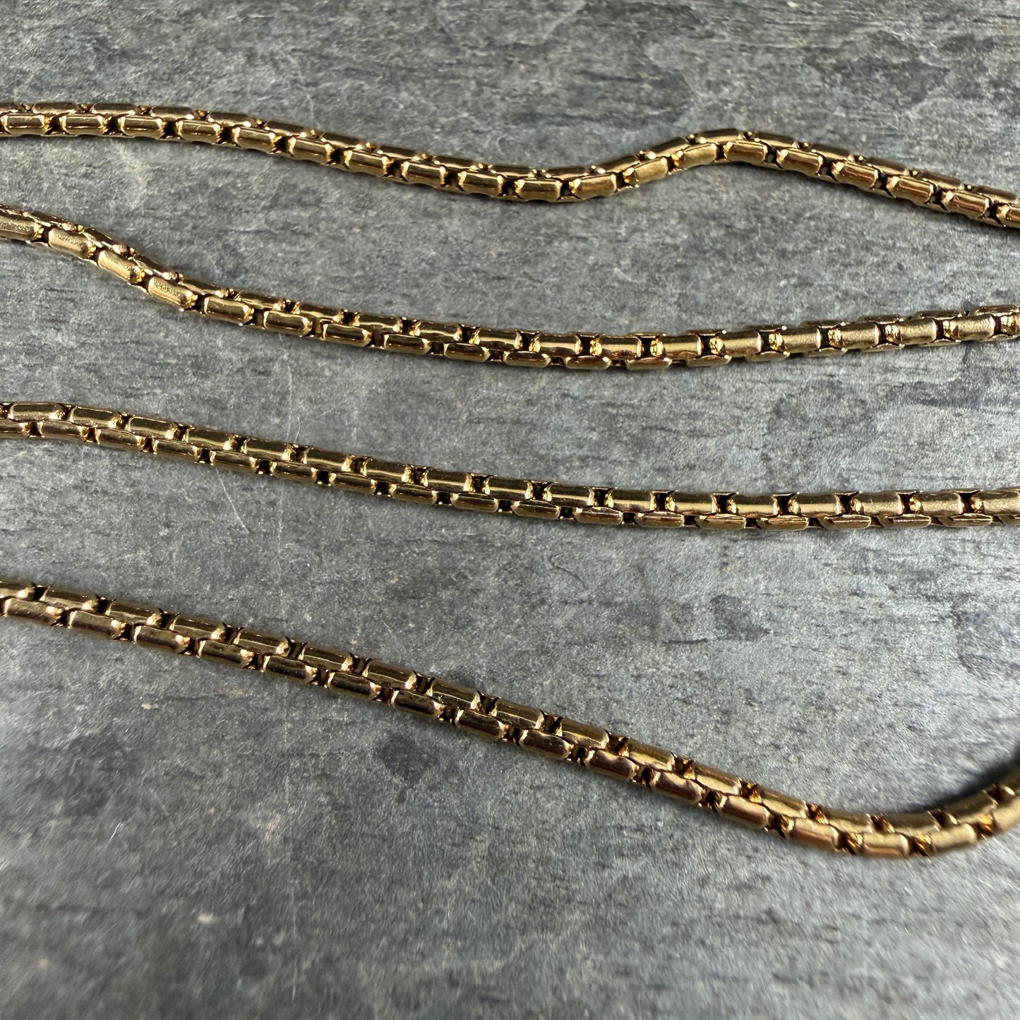 304 Stainless Steel, Boston Link, Golden (E080-18G) * 19.5" Finished Necklace