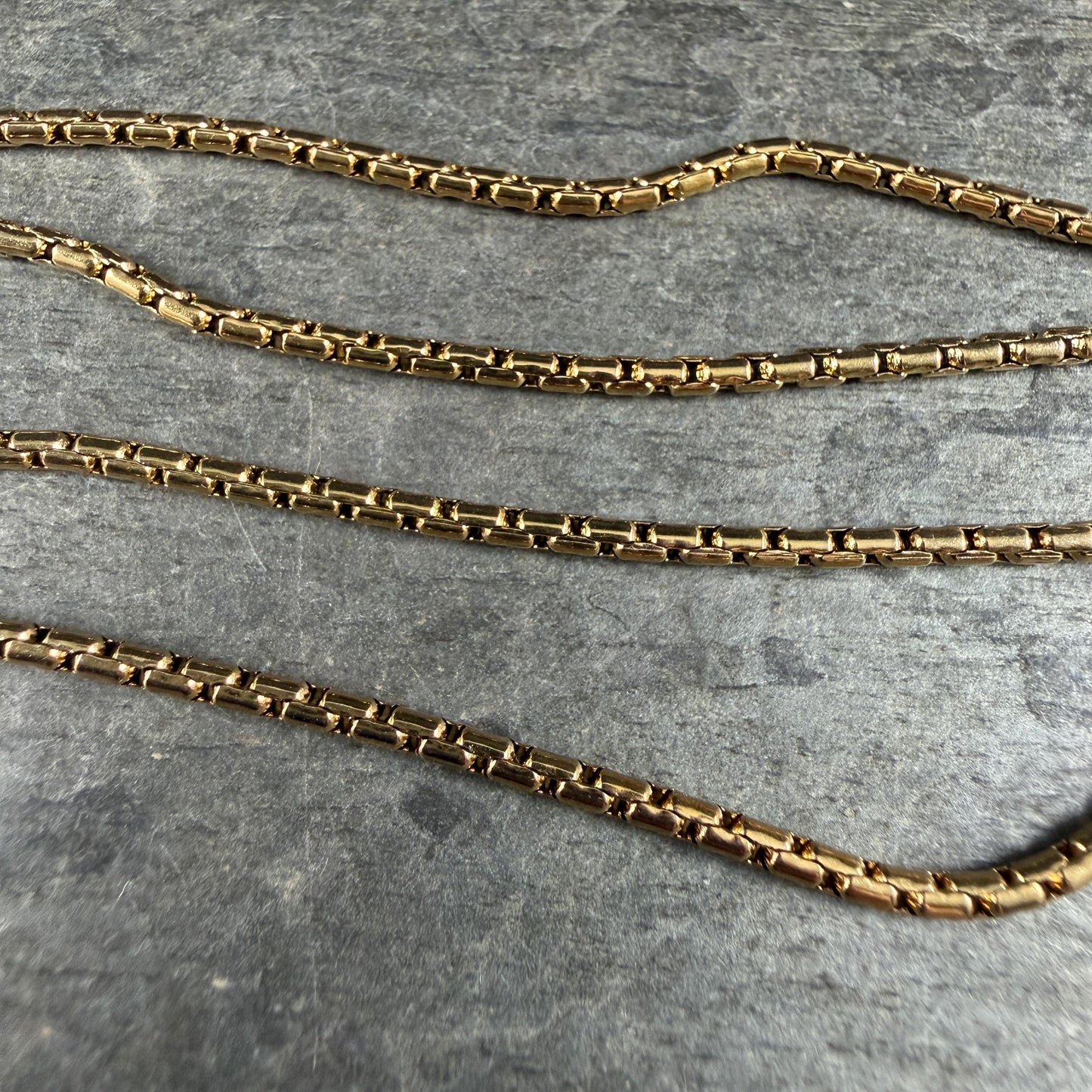 304 Stainless Steel, Boston Link, Golden (E080-18G) * 19.5" Finished Necklace