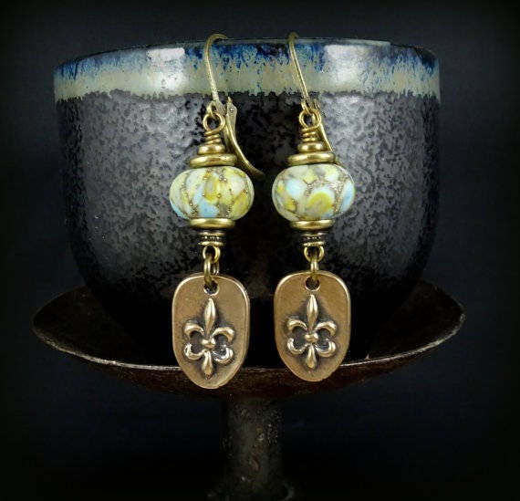 TierraCast Spacer Beads, Brass Washer Style Spacer, 7mm Antiqued Brass Heishi Rondelle (PF/404-57) * Qty. 30