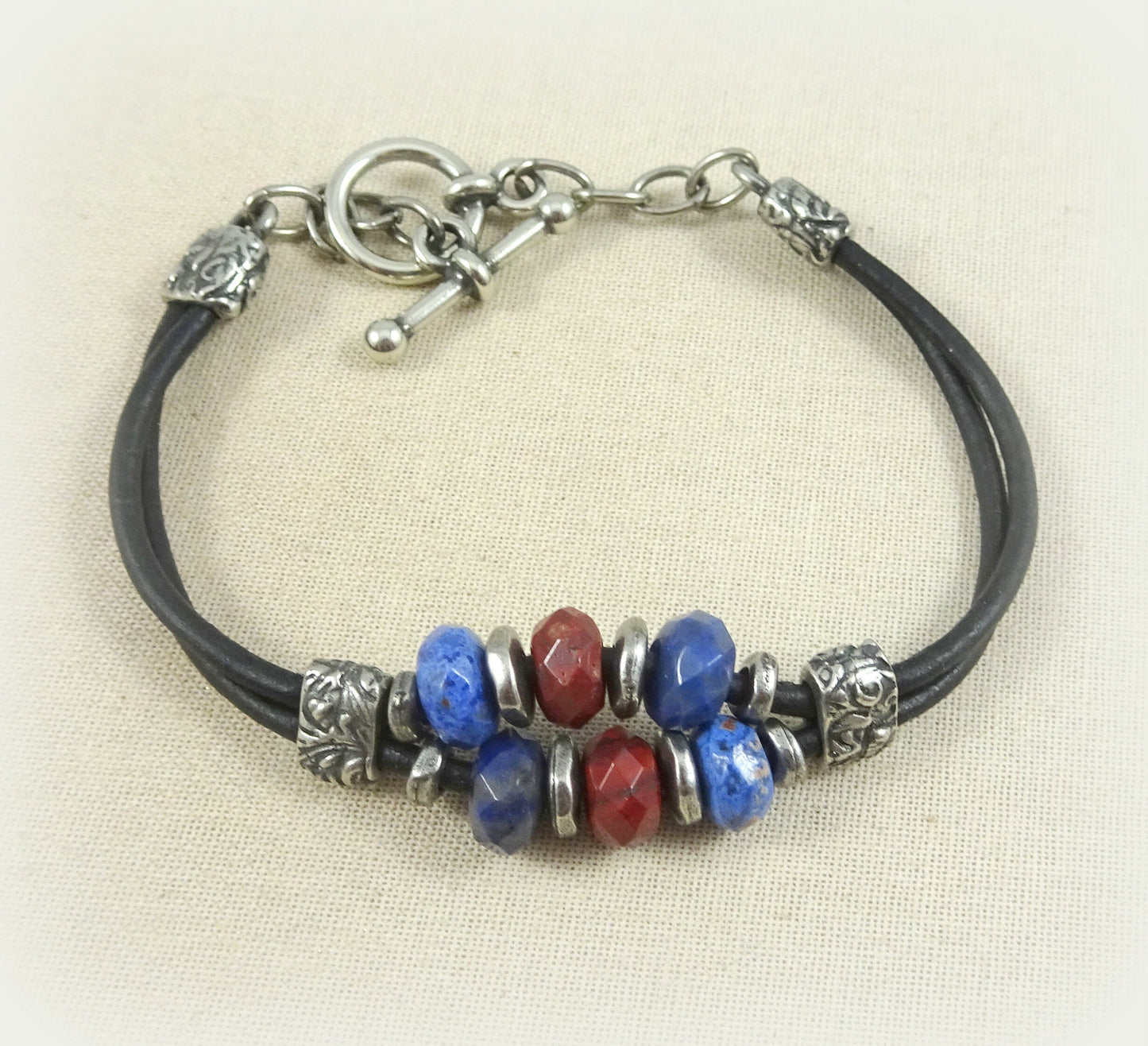 TierraCast Crimpable Large Hole Bead, Antiqued Silver Plated (PF/887-77) * Qty. 4