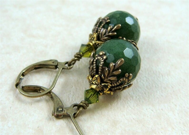 Antiqued Brass Floral Filigree Bead Caps ~ 12mm Ornate Victorian Bead Caps ~ Bronze Filigree Bead Caps (VJS/BB83) * Qty. 4