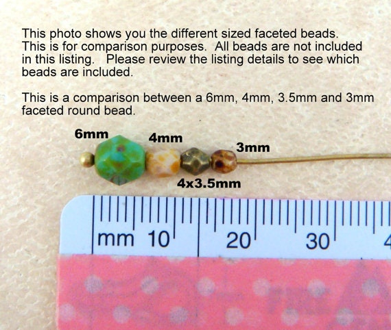 Czech Glass Beads - 4mm Faceted Round Bronze Spacer Beads, Matte Bronze Metallic (FP4/SM-M14415) * Qty. 50