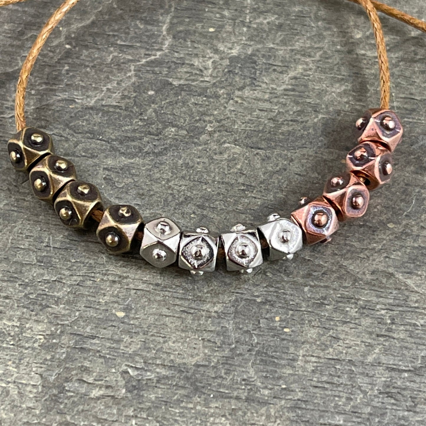 TierraCast 4mm Cube Beads, Antiqued Copper Spacer Beads, Copper Faceted Cube (PF/873-87) * Qty. 20
