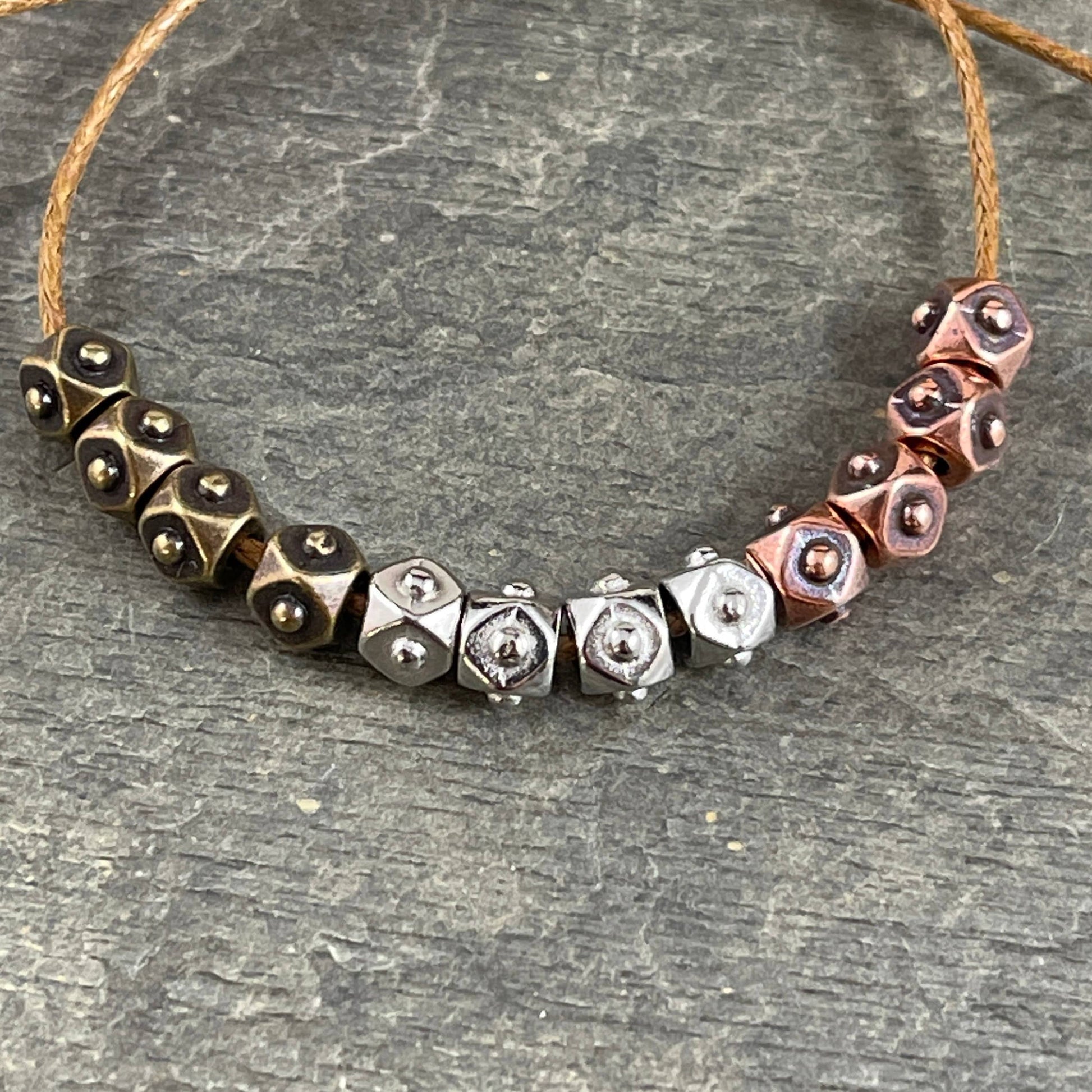TierraCast 4mm Cube Beads, Antiqued Copper Spacer Beads, Copper Faceted Cube (PF/873-87) * Qty. 20