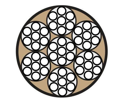 Accu-Flex Beading Wire, Pearl White, 49 Strand, .019in/.48mm diameter (2512) * 30 ft. spool