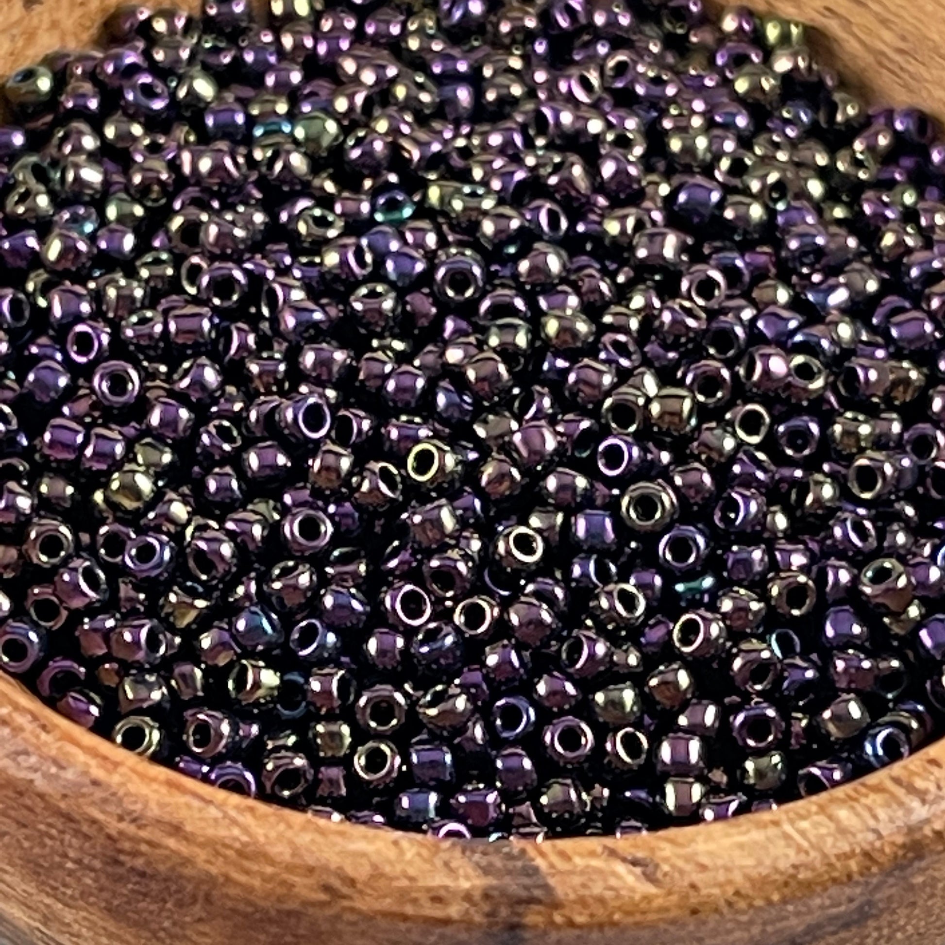 11/0 TOHO Seed Beads - 2mm Brown Iris Seed Bead (T389-85) * Qty. 15 grams