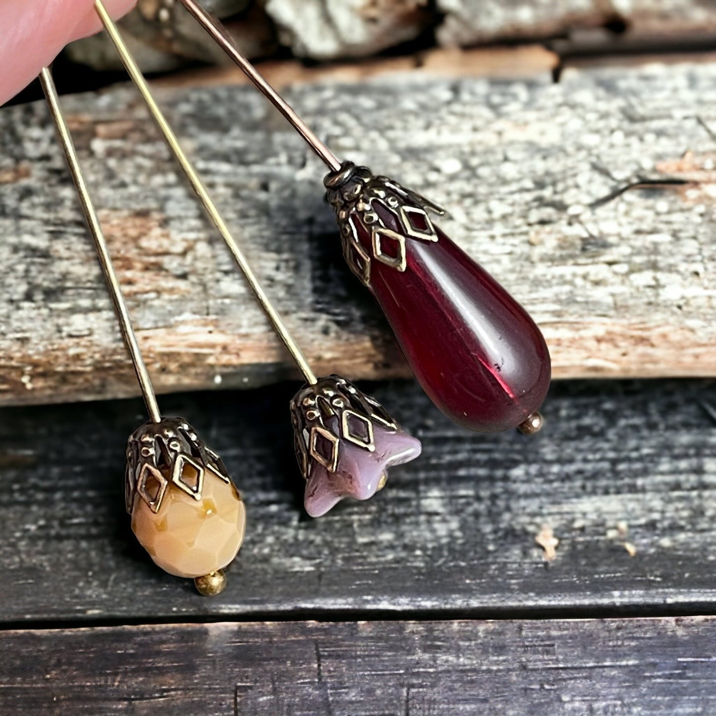 Filigree Basket Shape Bead Caps ~ 7x5mm Antiqued Brass Tapered Bead Caps for Teardrop Beads (BC-1088) *