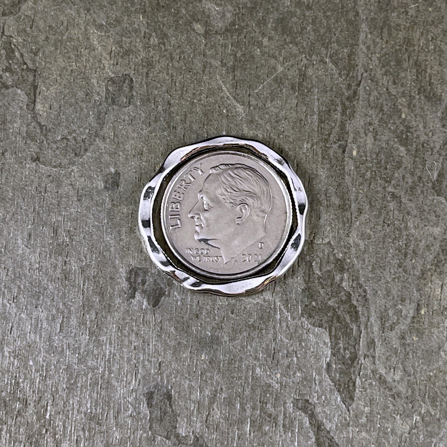 22mm Flat Linking Rings, Antiqued Brass Plated Circle Connector, Nickel Free (A017-AB-NF) * Qty. 30