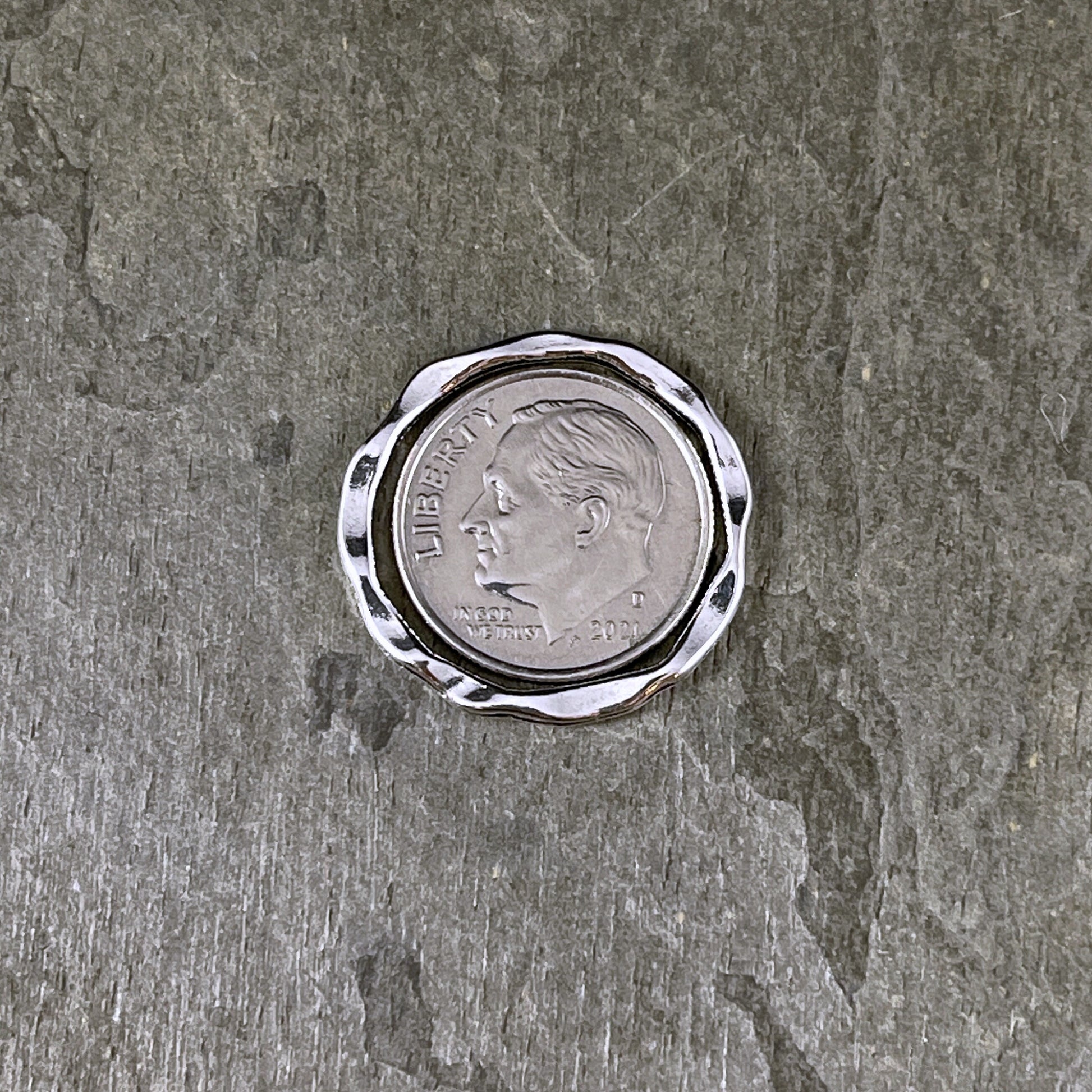 22mm Flat Linking Rings, Antiqued Brass Plated Circle Connector, Nickel Free (A017-AB-NF) * Qty. 30