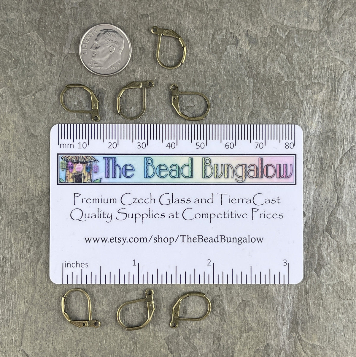 Lever Back Earwires, 15x10mm Nickel Free Antiqued Brass Ear Wires (EC223-AB) * 50 Ear Wires