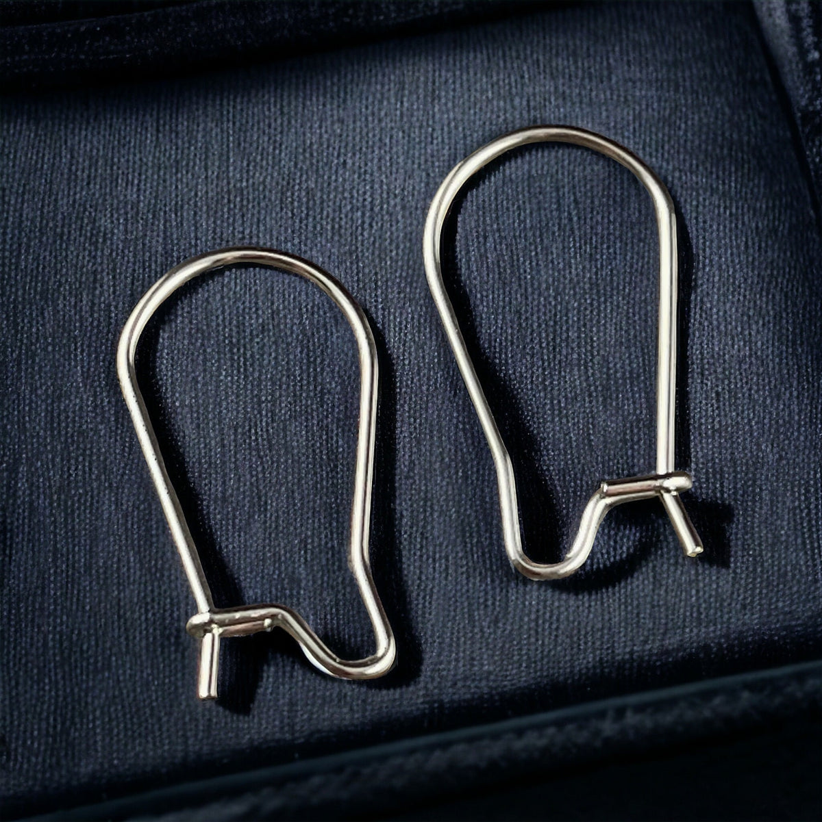 Hypoallergenic Silver Ear Wires for Sensitive Ears, 316 Surgical Stainless Steel, 20x11mm Kidney Shape Hoops (STAS-E009) * Qty. 30