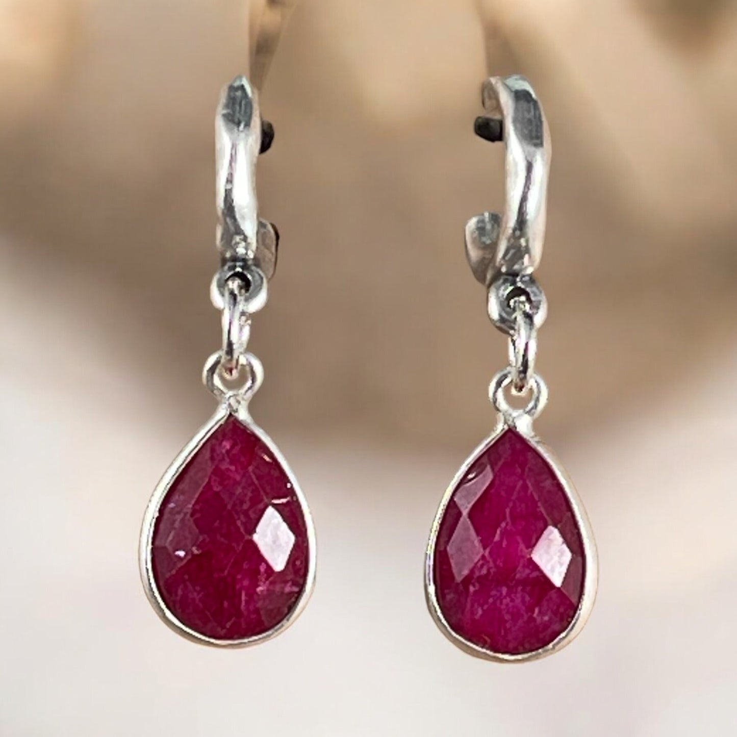 Antiqued Silver Hoop Earring with Titanium Post, 16mm Hoop with 2mm Loop (PF/13949-77) * Qty. 4