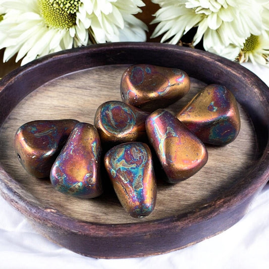 Czech Glass Beads - Raku Bronze Old Style Teardrop, Elegant Teardrop Bead (Drop/Raku) * Qty. 8