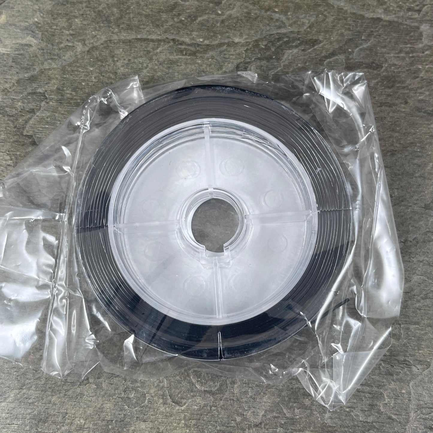 PowerCord Beading Elastic - .8mm thickness, Black (1696) - 25 meters/roll * Qty. 1