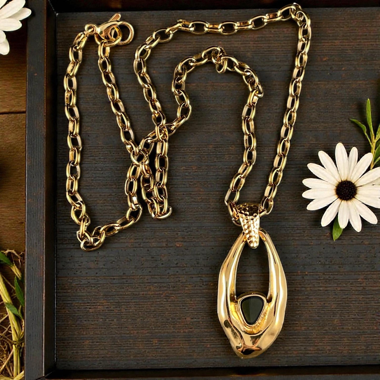 Chain by the Foot - Oval Cable Chain, 3.8x5.5mm - 18k Gold Plated 316 Stainless Steel (XM-07-18) * 18" length