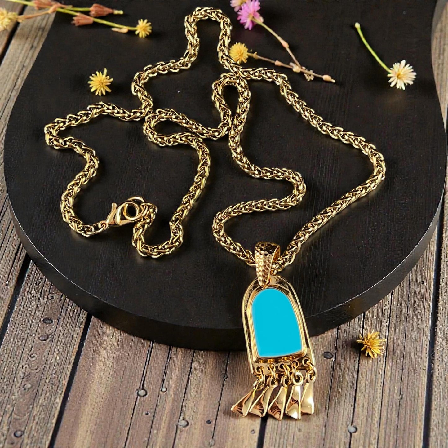 3mm Spiga Wheat Chain - 18k Gold Plated Stainless Steel (SS02SG) * 18" Length