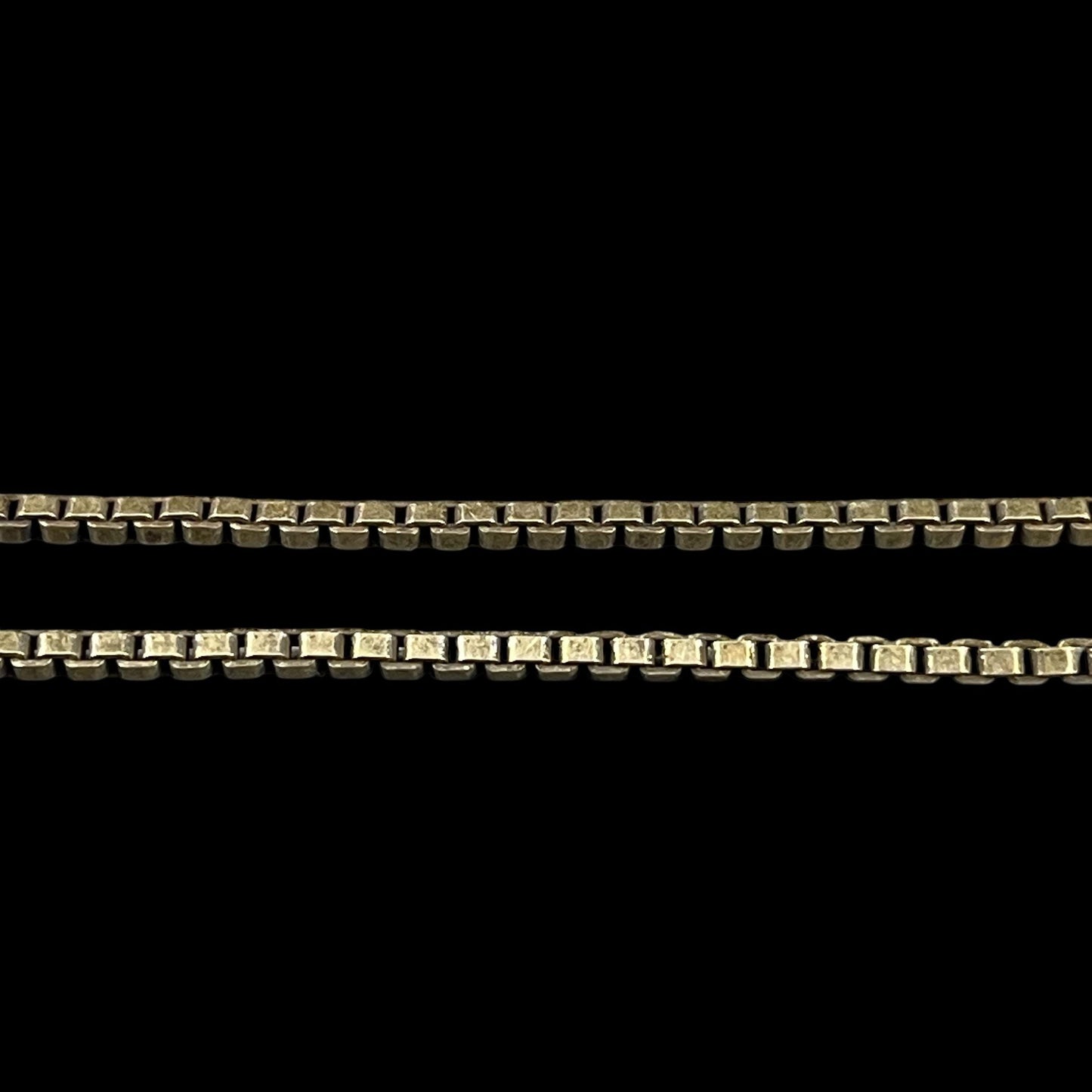 Chain by the Foot - 2mm Box Chain - Antiqued Brass (CH-304AB) * 18" Length