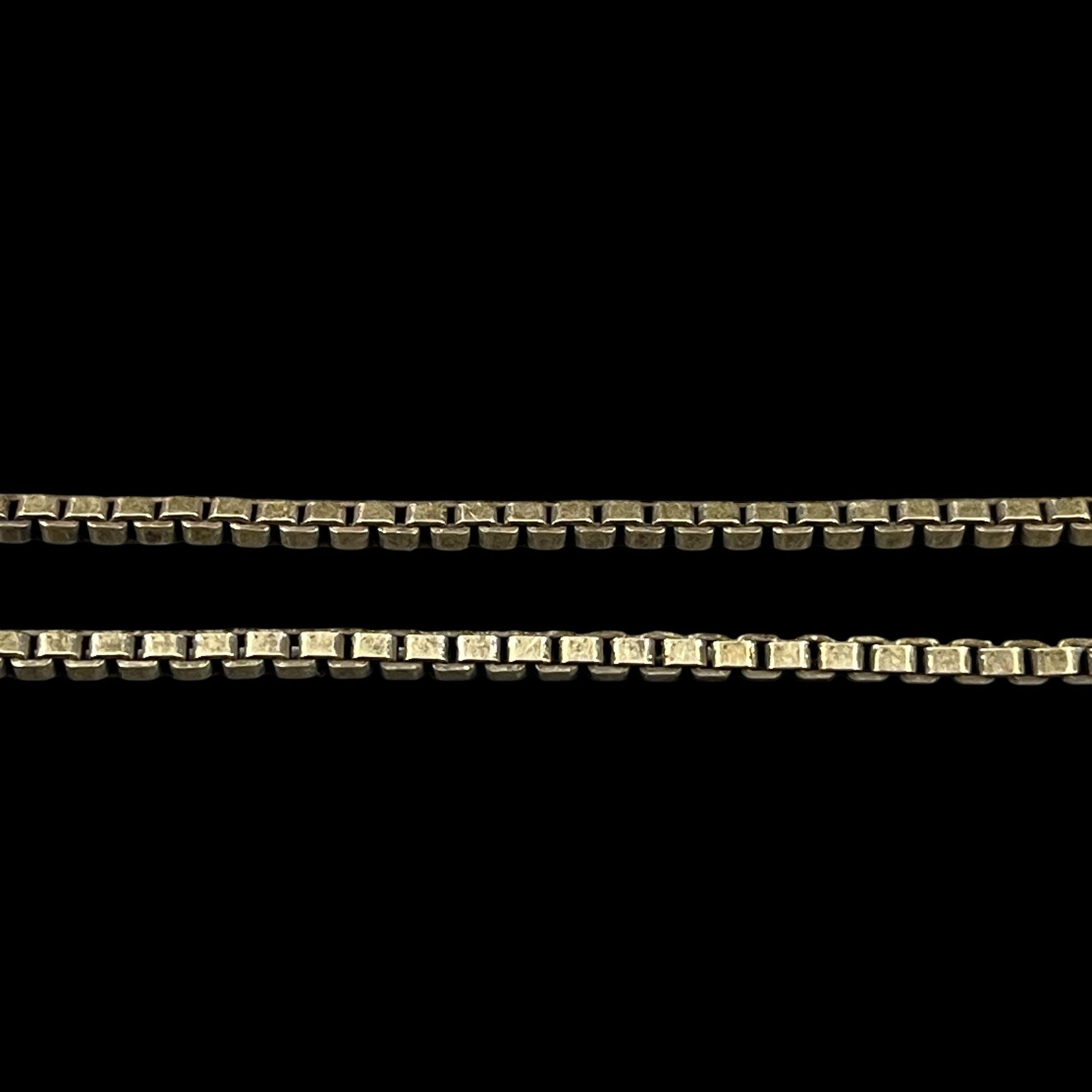 Chain by the Foot - 2mm Box Chain - Antiqued Brass (CH-304AB) * 18" Length