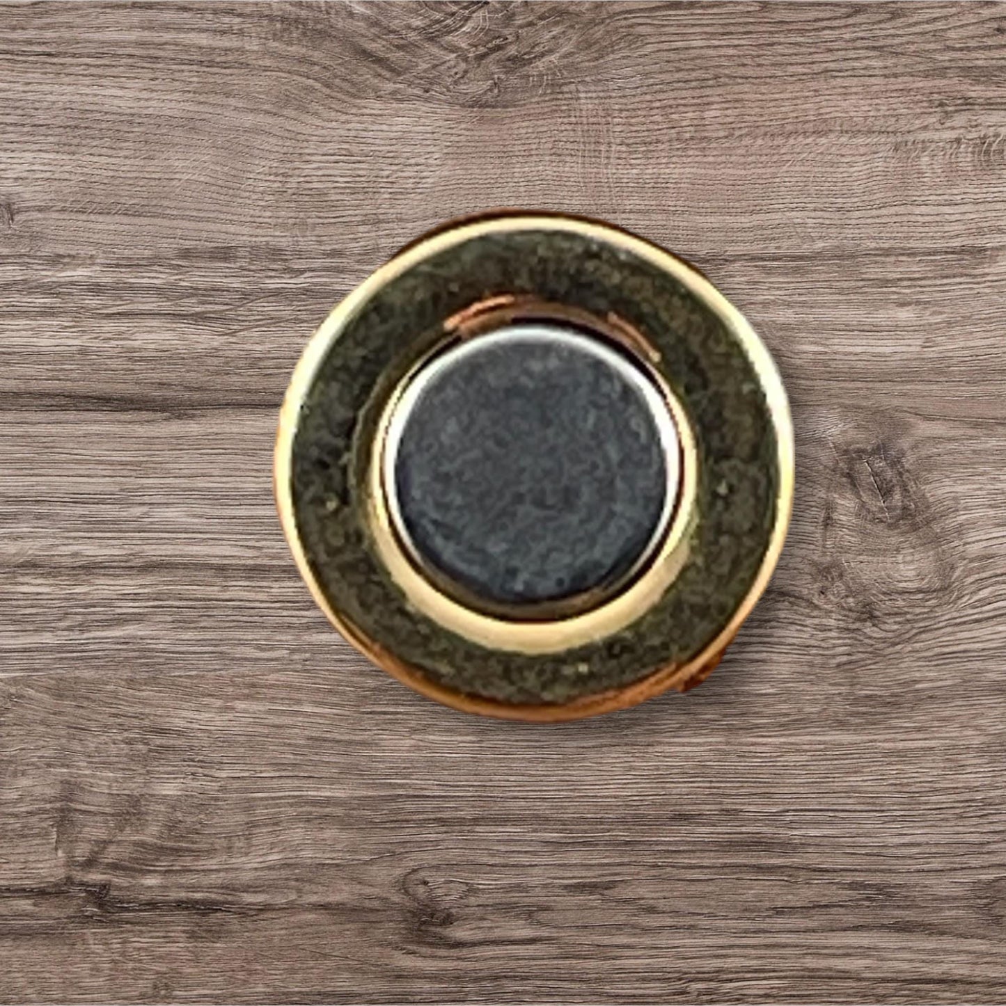 Magnetic Clasp with Loops, 24k Gold Plated - Nickel Free, 9x13mm (PF/15209-00-12) * Qty. 1