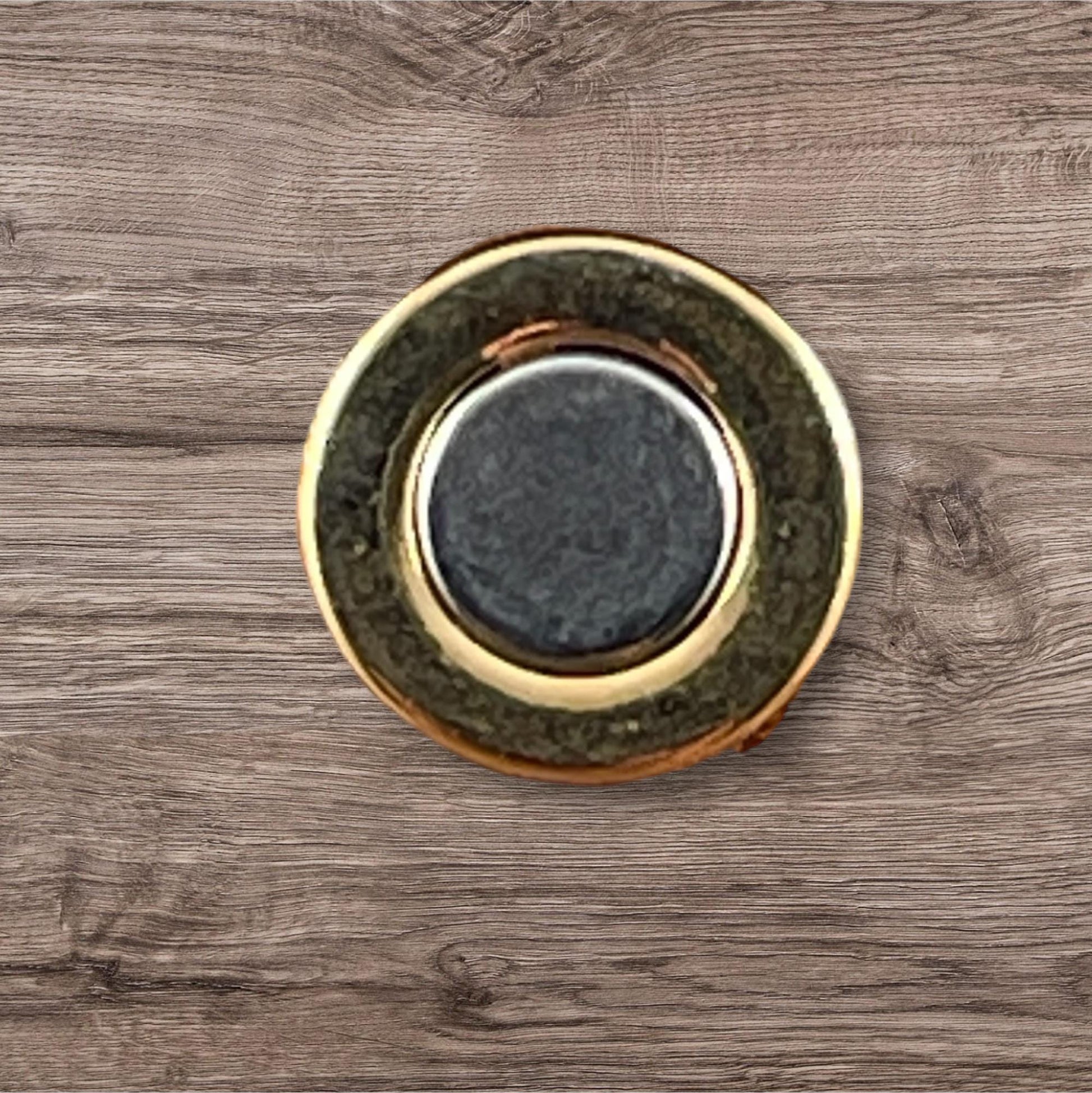 Magnetic Clasp with Loops, 24k Gold Plated - Nickel Free, 9x13mm (PF/15209-00-12) * Qty. 1