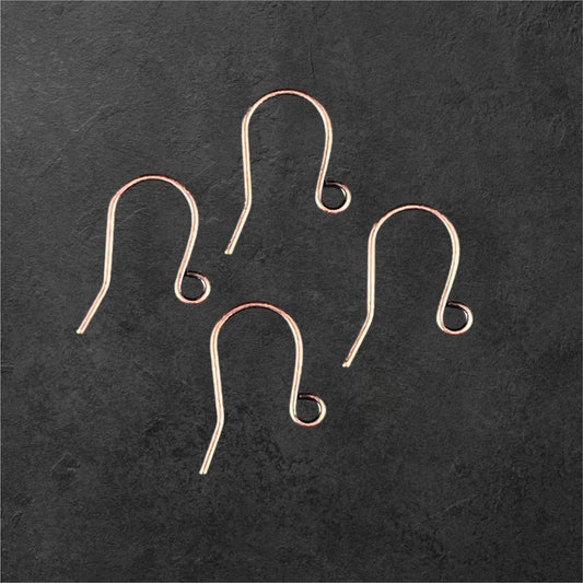 Small Shepard Hook Ear Wires, 21g Nickel Free Hypoallergenic, Antiqued Copper (5002AC) * Qty. 36