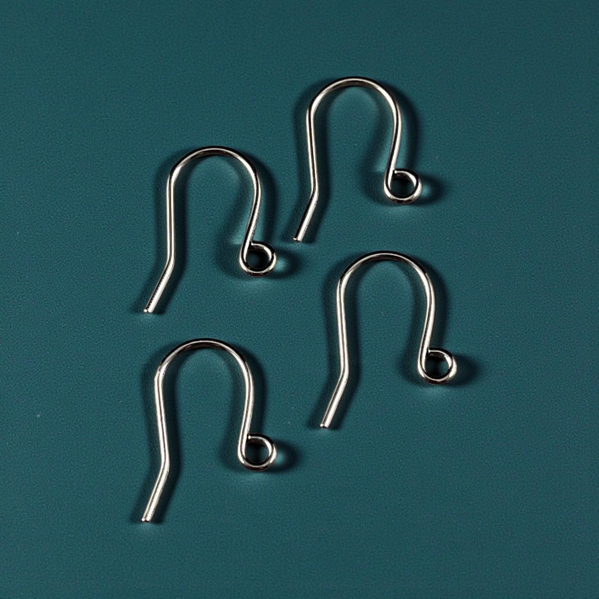 Small Shepard Hook Ear Wires, 21g Nickel Free Hypoallergenic, Black (5002B) * Qty. 36