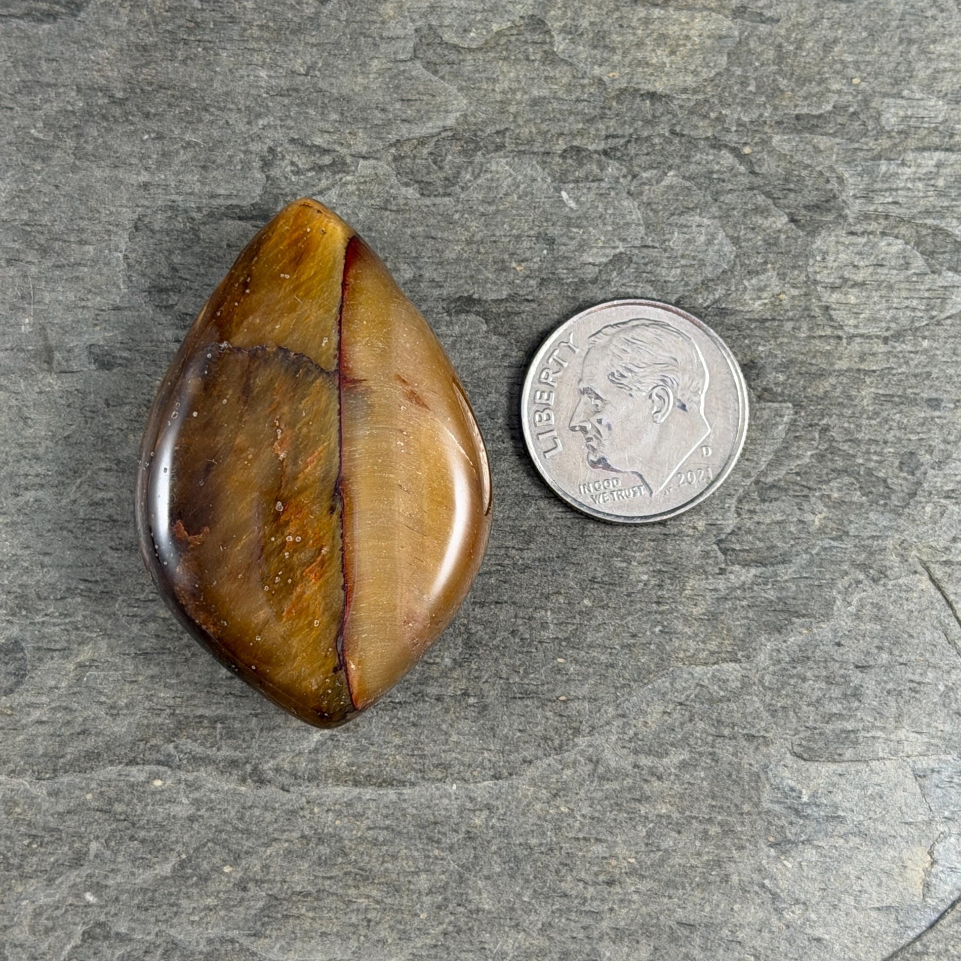 Gemstone Pendant, Leaf or Petal Shape Pendant, Vertical Top Drilled Large Hole * 1 Pendant