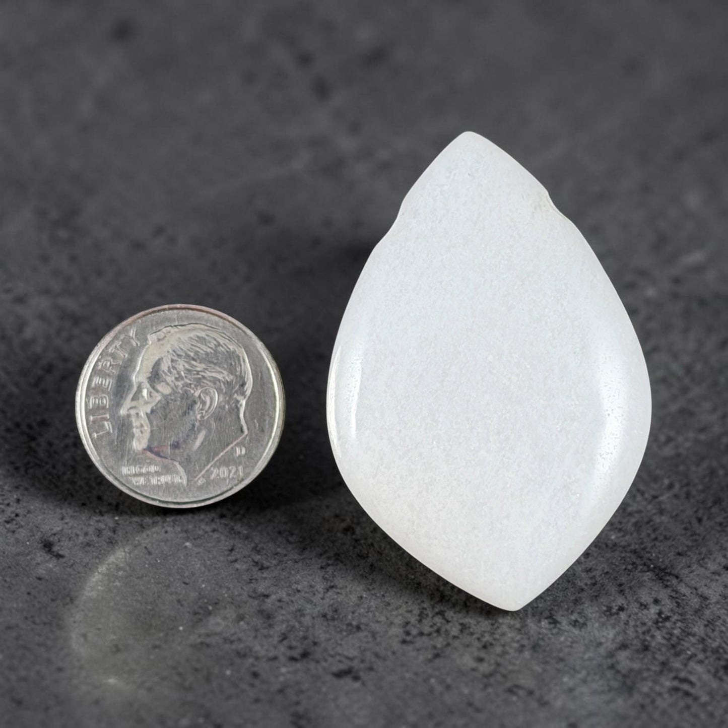Gemstone Pendant, Leaf or Petal Shape Pendant, Vertical Top Drilled Large Hole * 1 Pendant