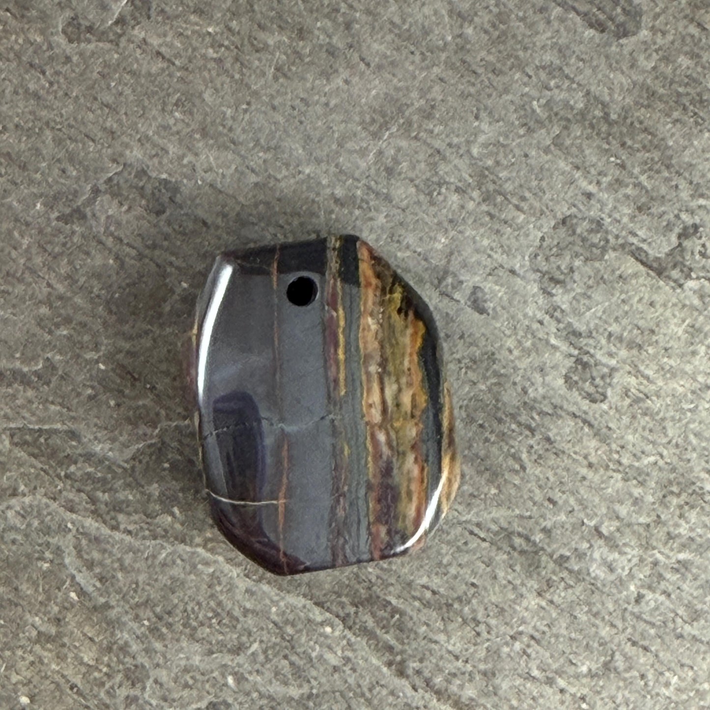 Tiger Iron Gemstone Pendant, 29x23mm (TigerEye-1) * Qty. 1