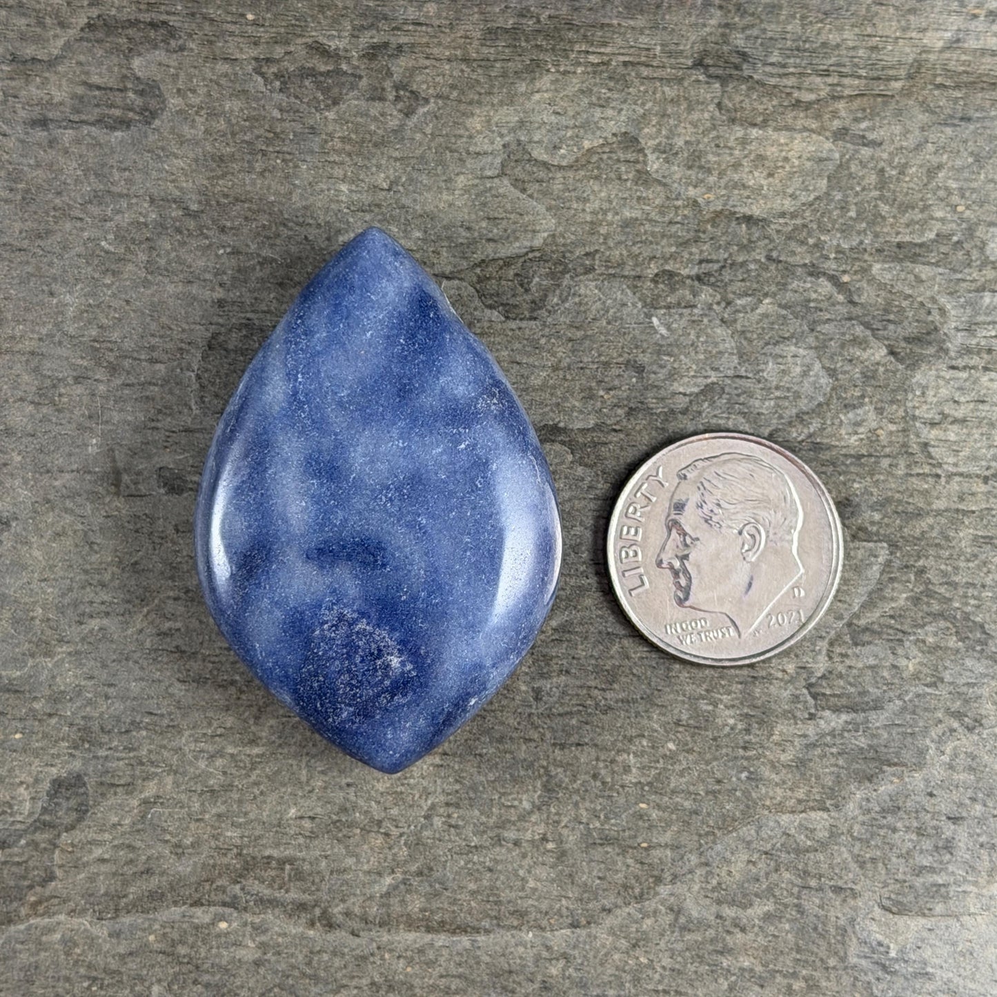 Gemstone Pendant, Leaf or Petal Shape Pendant, Vertical Top Drilled Large Hole * 1 Pendant