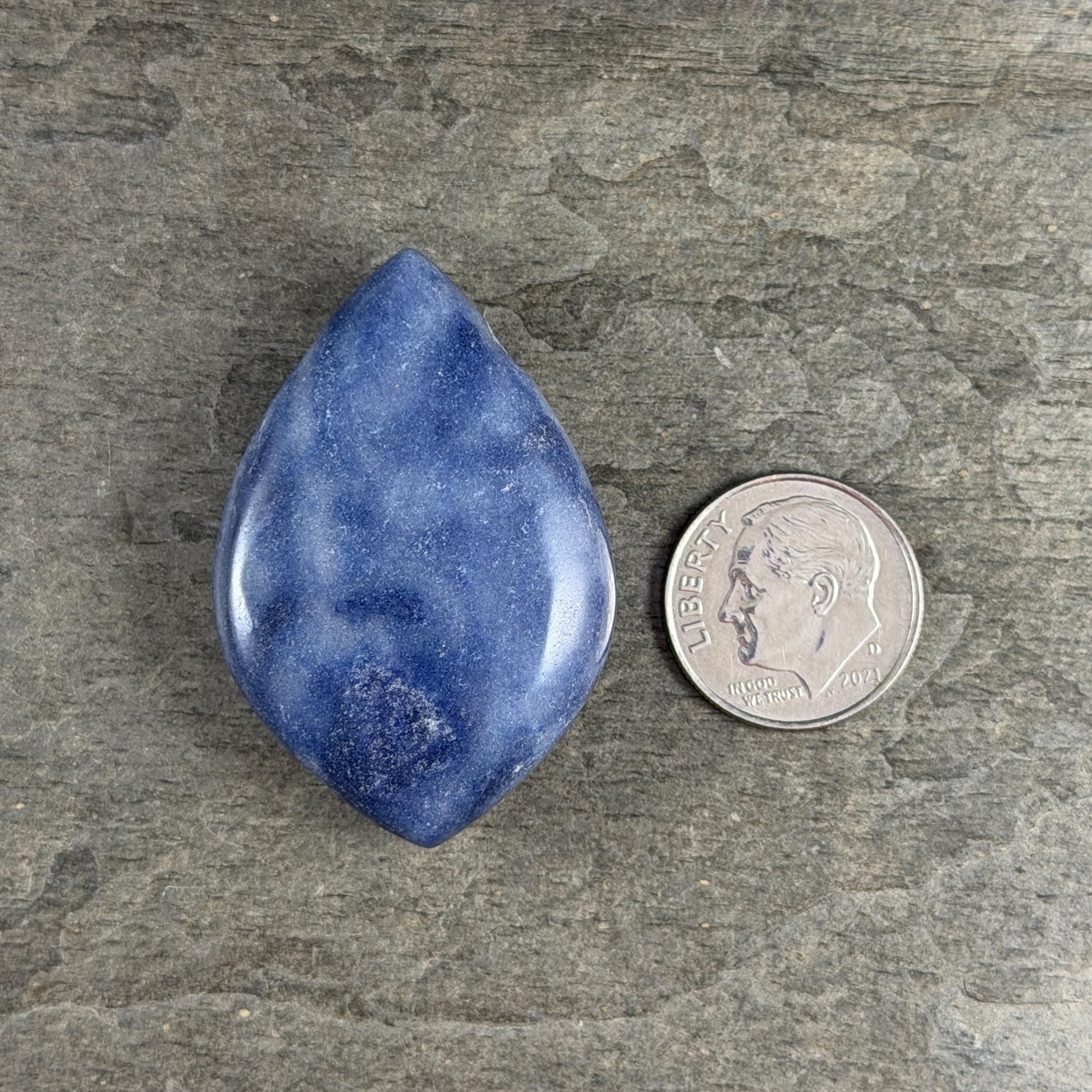 Gemstone Pendant, Leaf or Petal Shape Pendant, Vertical Top Drilled Large Hole * 1 Pendant