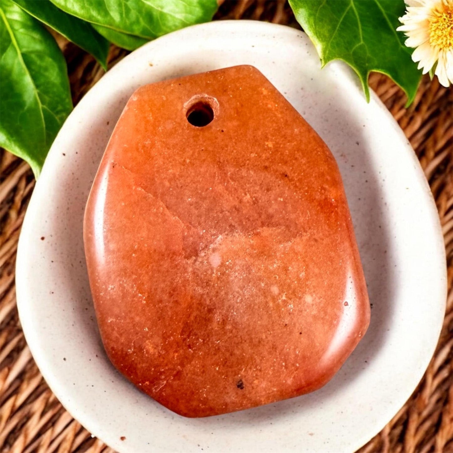 Tiger Iron Gemstone Pendant, 29x23mm (TigerEye-1) * Qty. 1