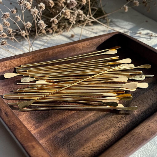 Paddle Head Pins, 2" Gold Plated Brass, 22 gauge (5552) * Qty. 50