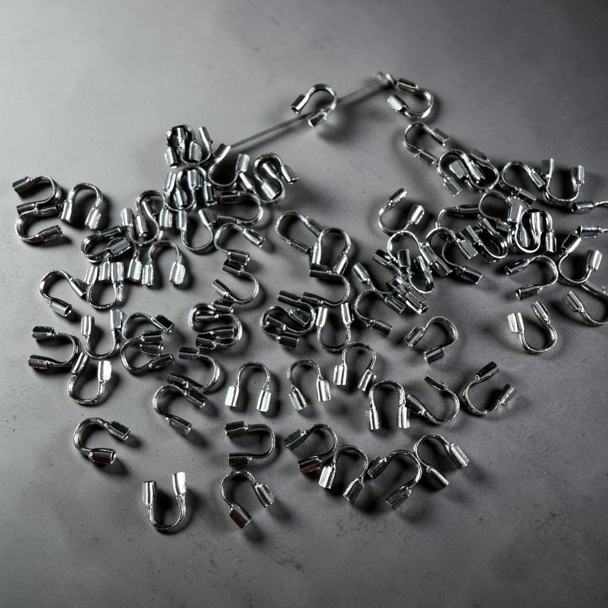 Wire Guards, 4mm Gunmetal Black Plated Brass Wire Guardians (R030-R) * Qty. 200