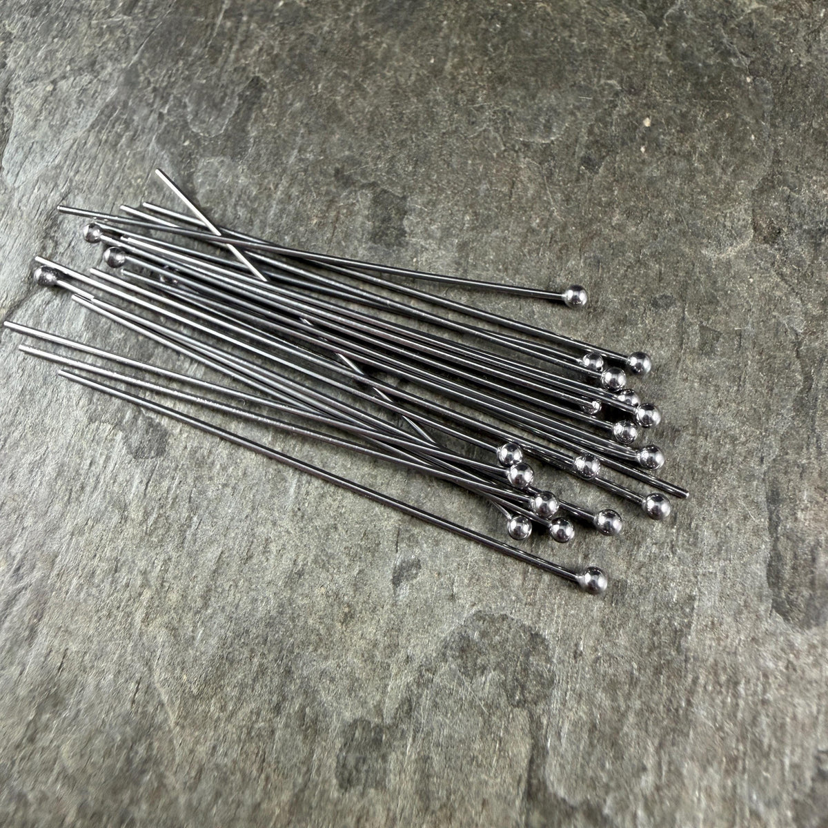 Stainless Steel Ball Headpins - 2" 21g Head Pins with 2mm Ball (G081-60P) * Qty. 100