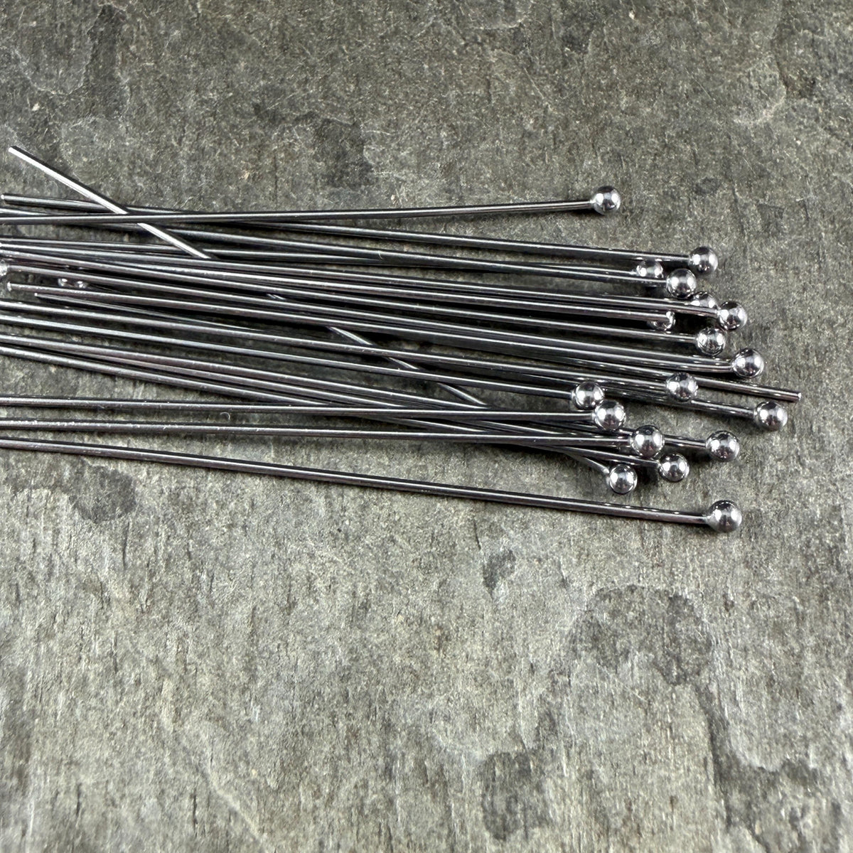 Stainless Steel Ball Headpins - 2" 21g Head Pins with 2mm Ball (G081-60P) * Qty. 100