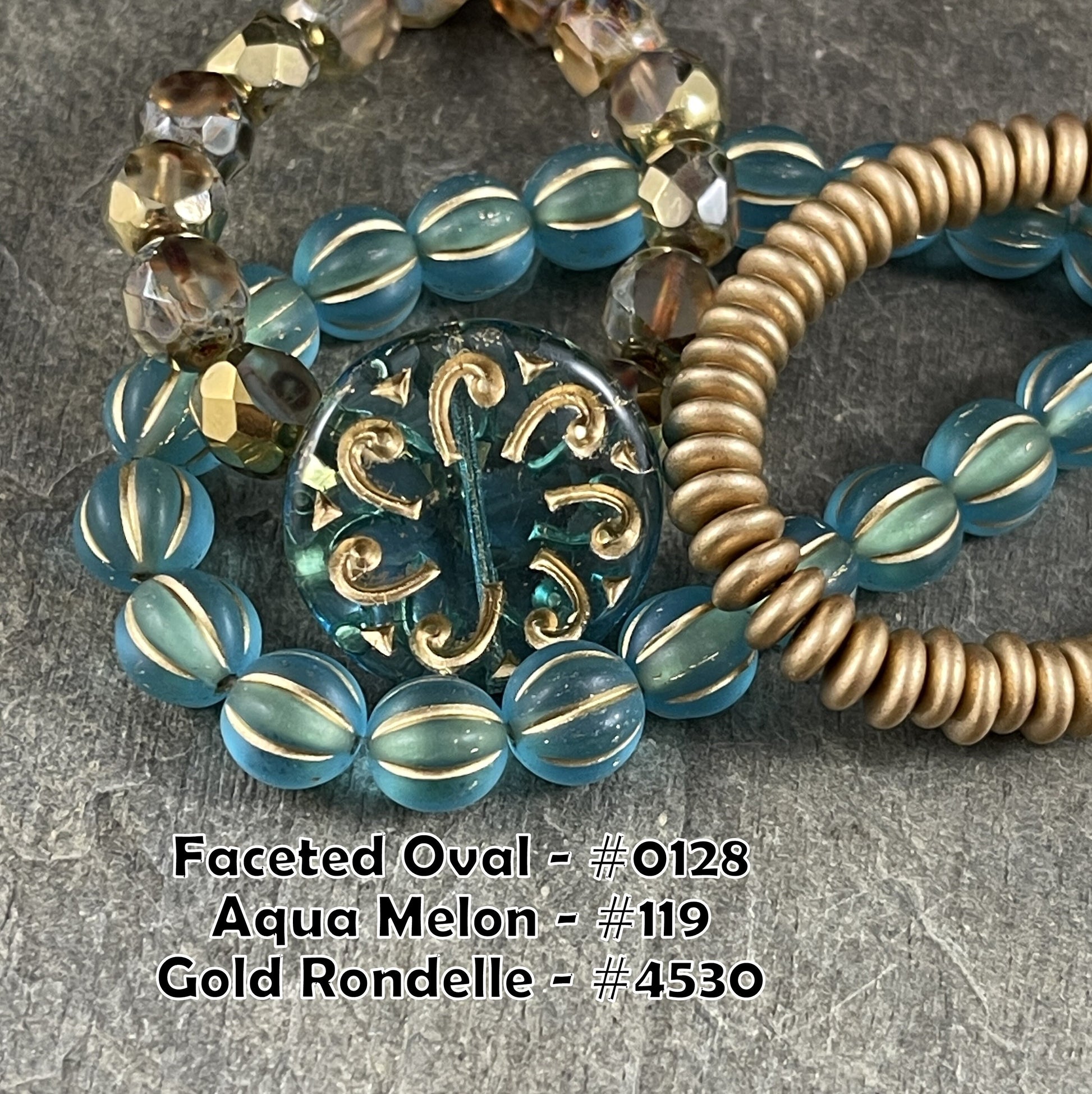 Sun Coin 23mm Czech Glass Beads Transparent Aqua Blue with Gold Wash Focal Bead Pendant Bead (C23/RJ-4786) *