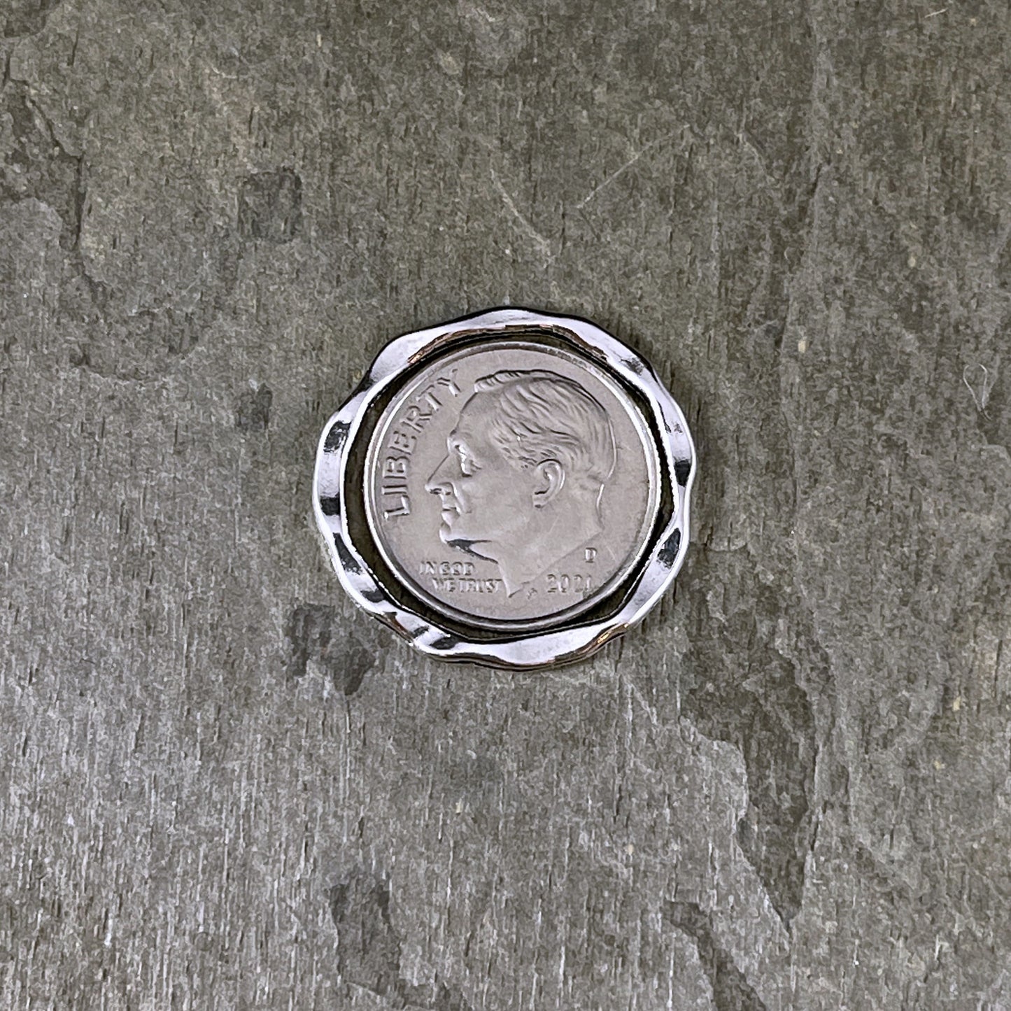 Antiqued Brass Organic Linking Rings ~ Link, Ring, Connector ~ 22mm Flat Ring ~ Nickel Free (A017-AB-NF) * Qty. 20