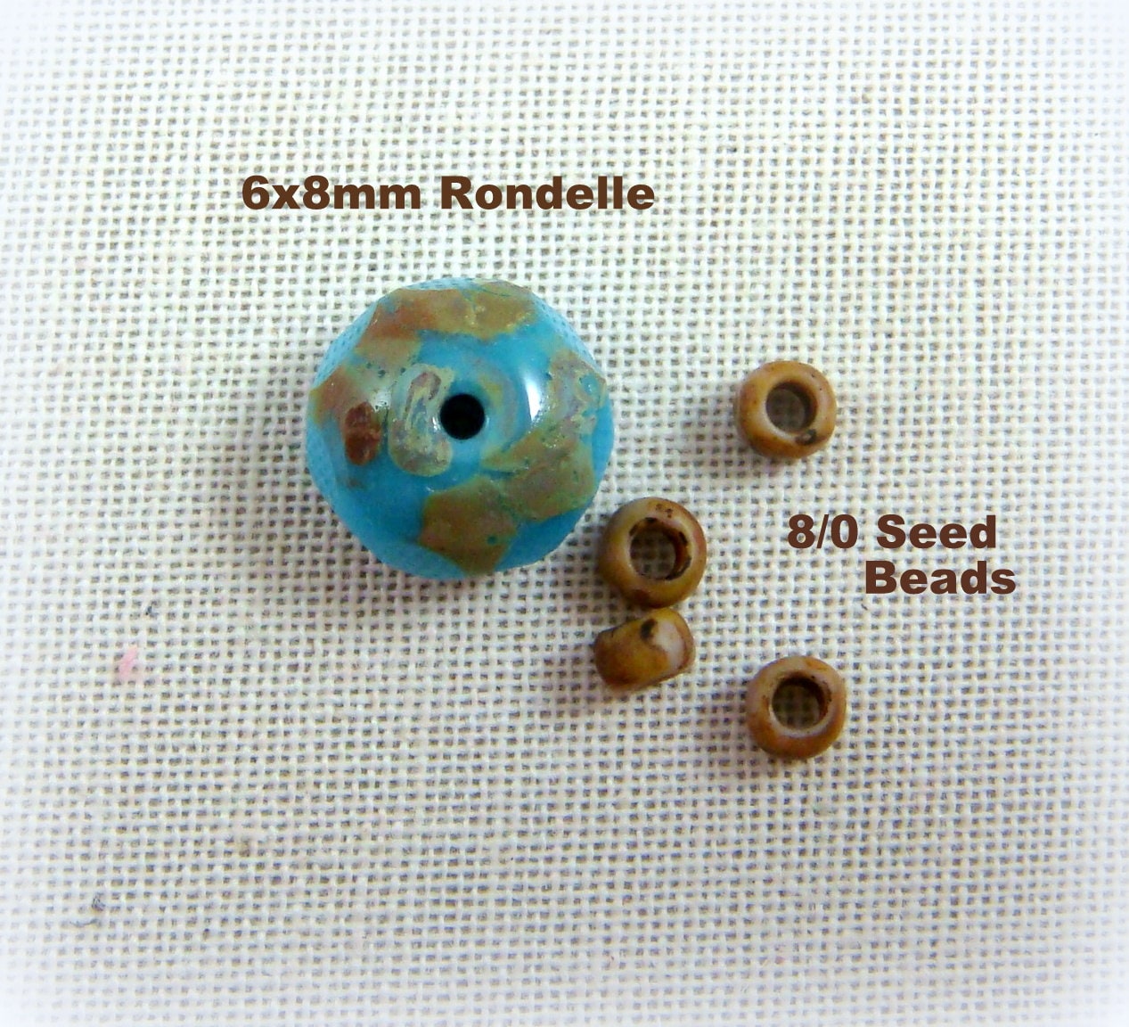 Opaque Dark Beige Luster Beige 8/0 TOHO Seed Beads (T8/SM-123D) - Dark Beige Opaque Luster 8/0 Seed Beads 3mm Seed Beads - Qty 10 grams